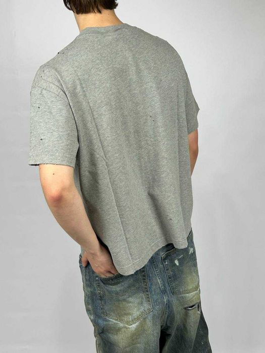 Футболка сіра Acne Studios серая archive opium distressed M L S