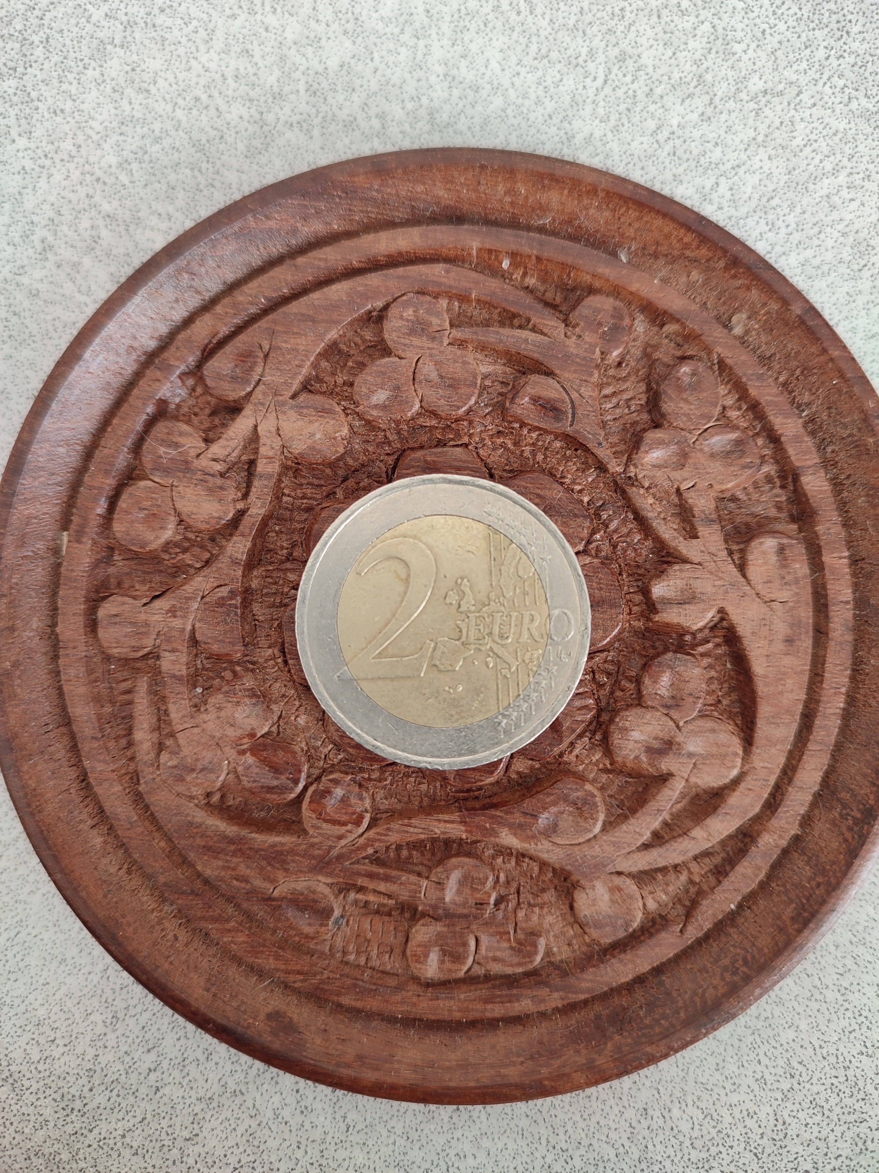 Moeda com erro de cunhagem (2€, moeda rara , Moeda 2001 francesa)