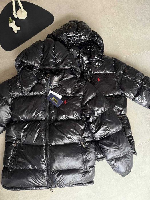 Розпродаж Пуховик  Polo Ralph Lauren Black  глянц