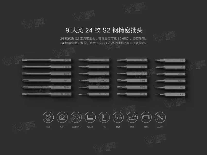 Електровикрутка Xiaomi Mijia Electric Screwdriver 24 в 1 MJDDLSD003QW