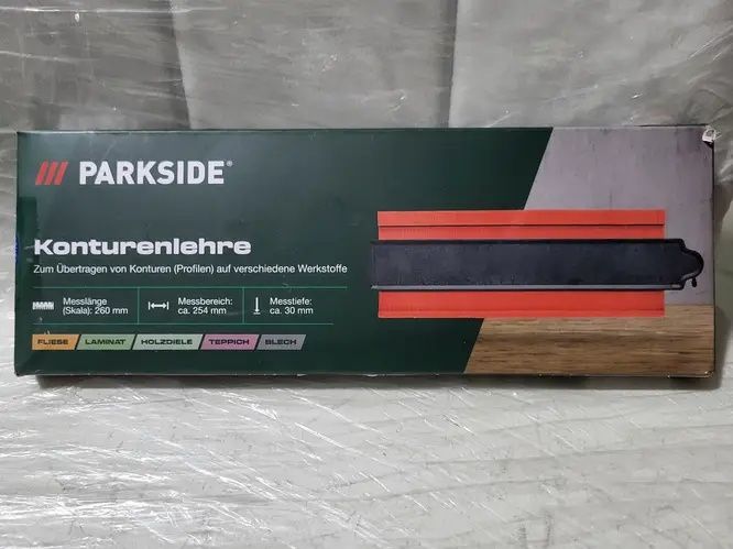 Шаблон для копіювання, вимірювання контурів Parkside