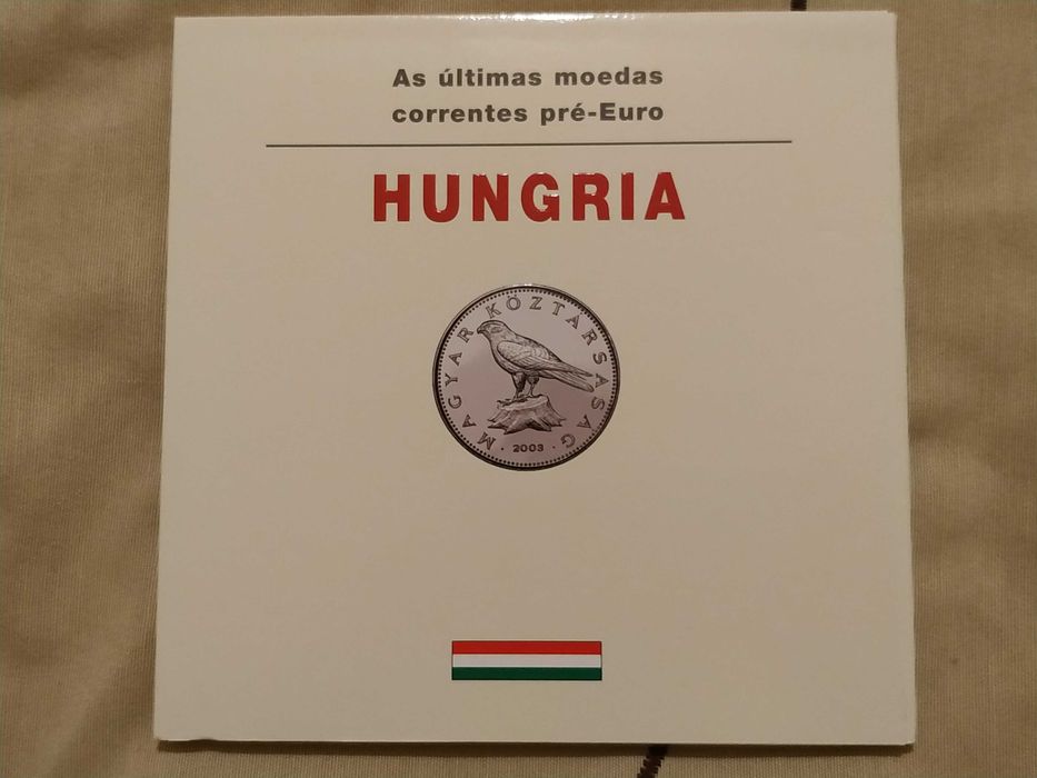 Pre-euro blister com 7 moedas da Hungria