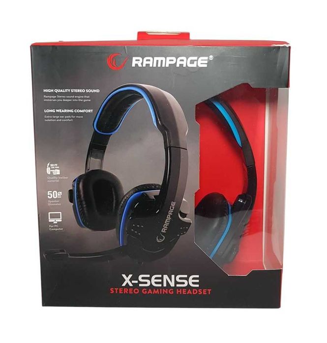 Słuchawki Nauszne z Mikrofonem RAMPAGE SN-R9 X-SENSE