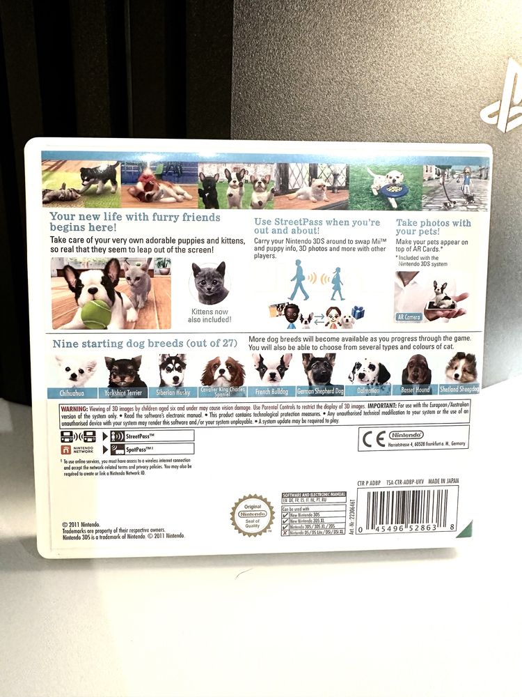 Gra Nintendogs + cats French Bulldogs and New Friends na Nintendo 3DS