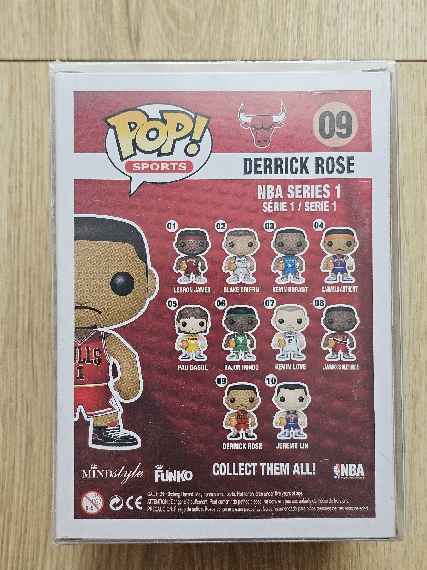 Derrick Rose #09 Chicago Bulls figurka kolekcjonerska Funko Pop NBA se