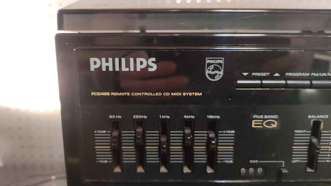 Wieża Philips FCD485, DigitalAudioMediaSystem, Stan Bdb.! Z gramofonem