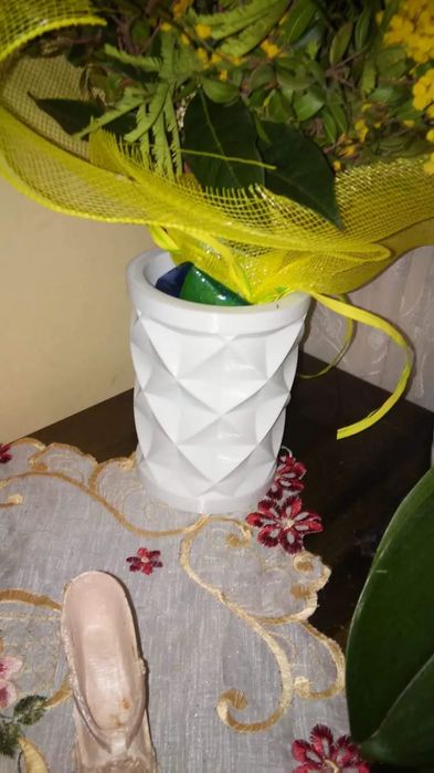 Vaso Com Textura Elegante