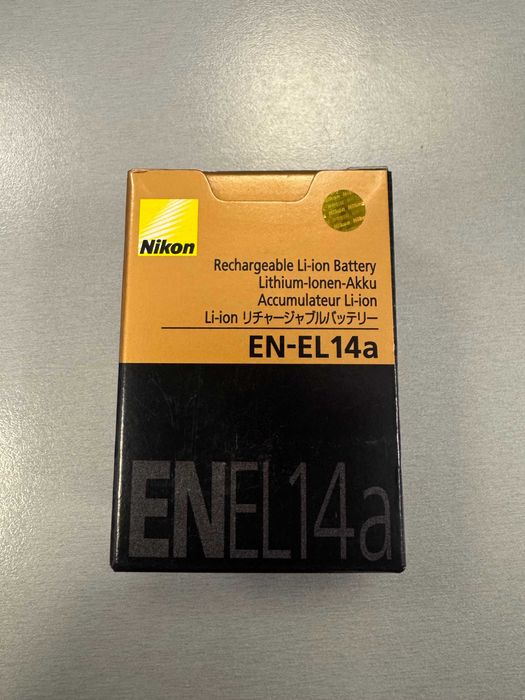 Oryginalna bateria Nikon EN-EL14a – NOWA, wersja BOX