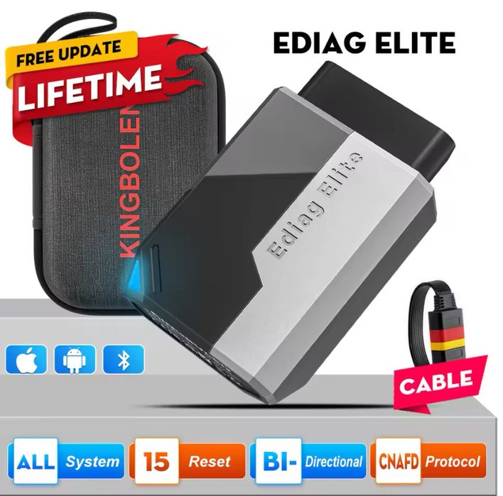 Автосканер Kingbolen Ediag Elitе+ДОВІЧНЕ Оновлення!