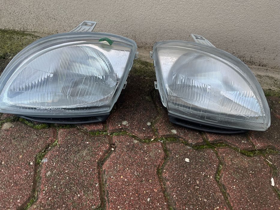 Lampy przednie Fiat Seicento i tłumiki