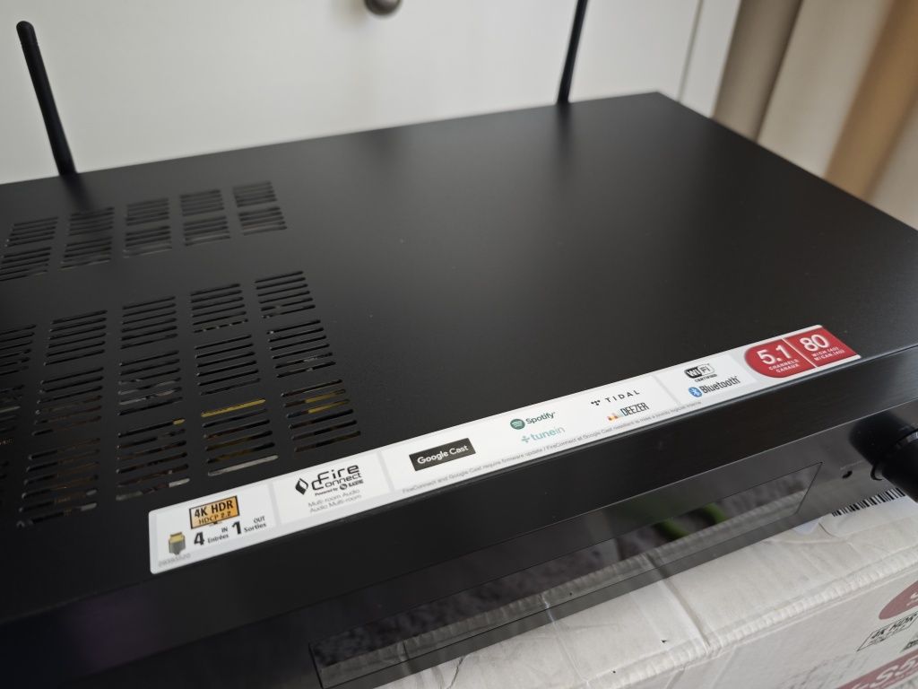 Amplituner Pioneer VSX-S520 5.1 HDMI 4K Tidal Spotify Wi-Fi  Bluetooth