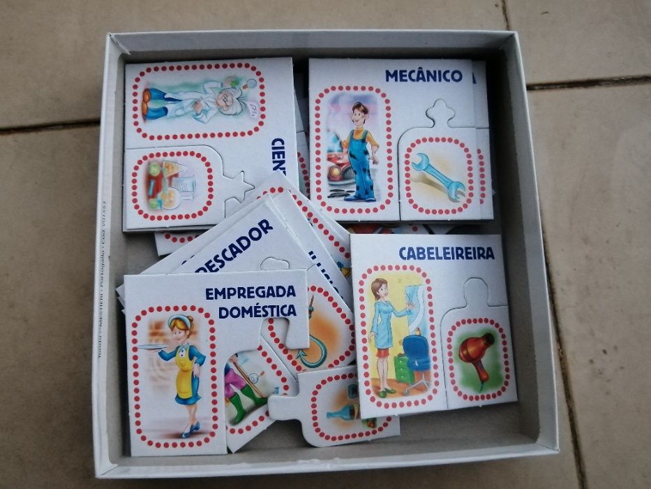 Jogo "As profissões" - Clementoni
