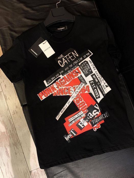 РАСПРОДАЖА! Футблка брендовая мужская dsquared caten