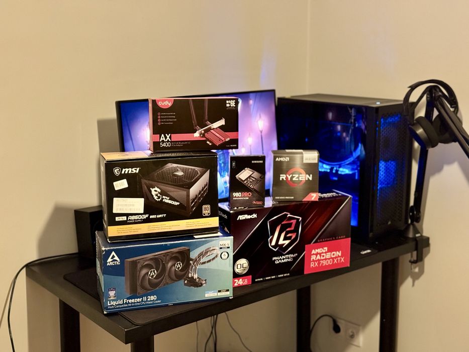 Zestaw komputerowy R7 5800X3D + RX7900xtx