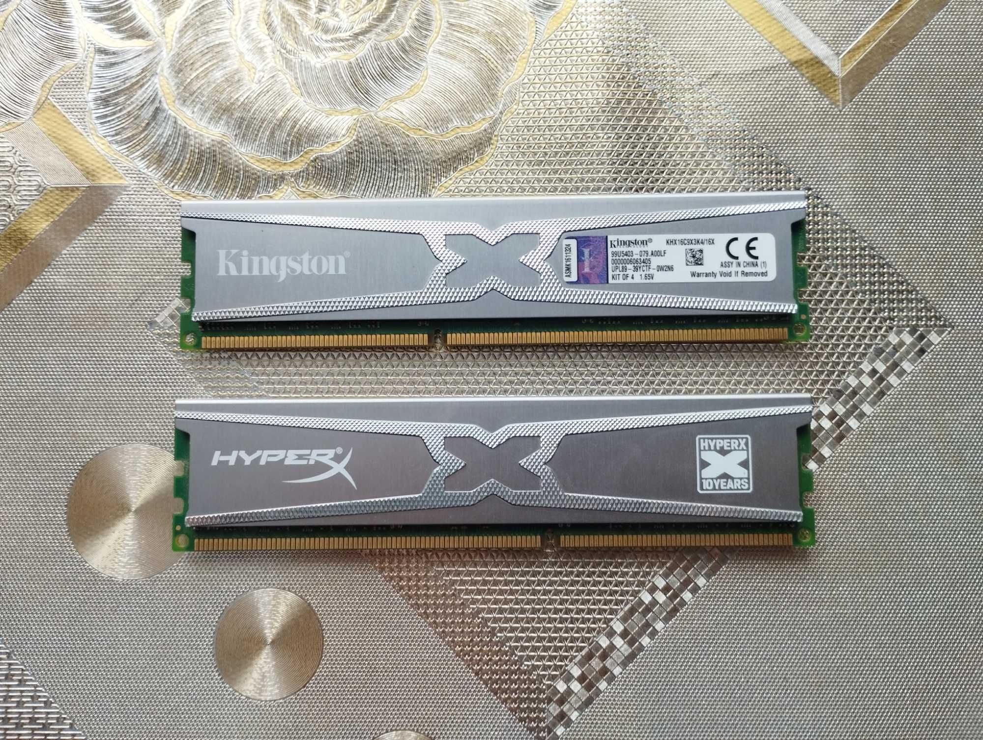 Оперативна память Kingston HyperX DDR3 2*4 8Gb 1600MHz PC3-12800