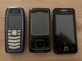 Telemóveis  Nokia e Samsung