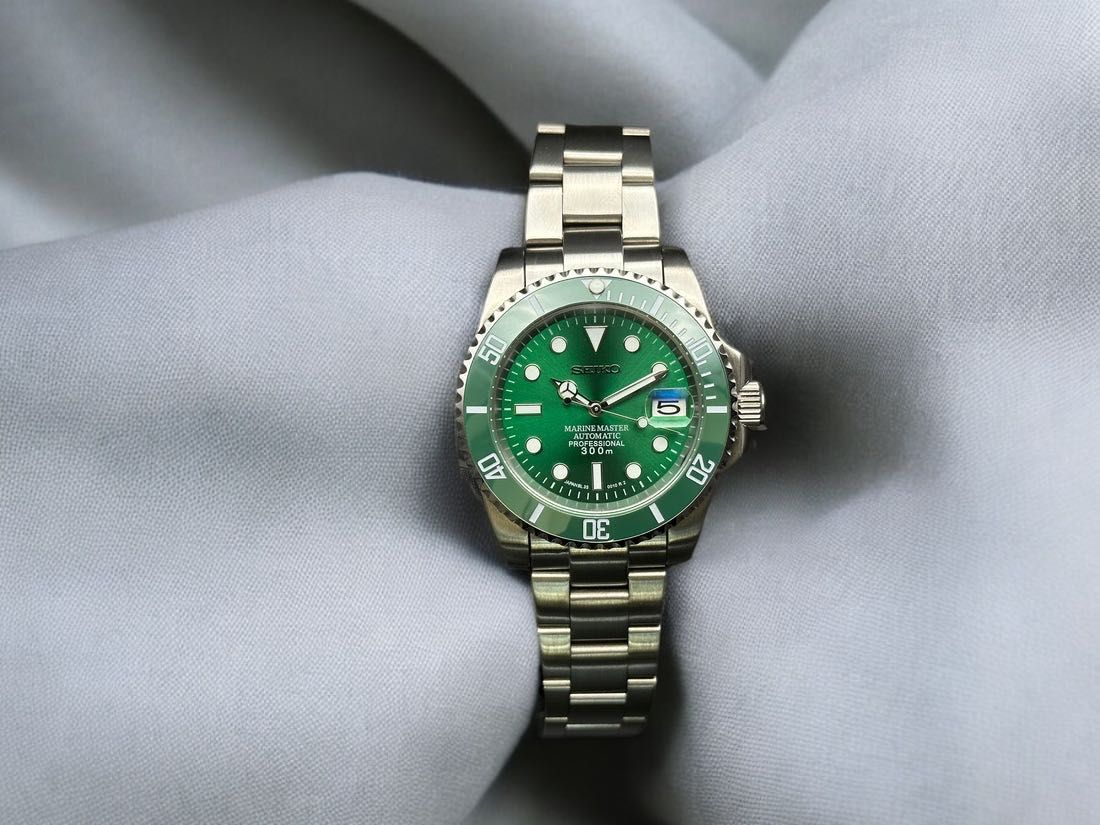 zegarek męski seikomod submariner hulk