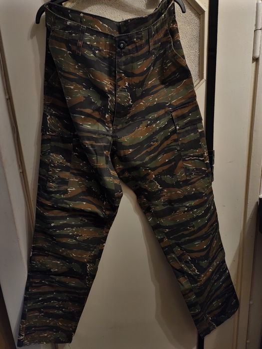 Spodnie BDU, Tiger stripes, rozmiar L, MFH, zapraszam!