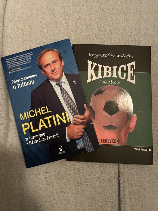 Książki spotowe: M. Platini Porozmawiajmy o Futbolu+ Kibice i okolice