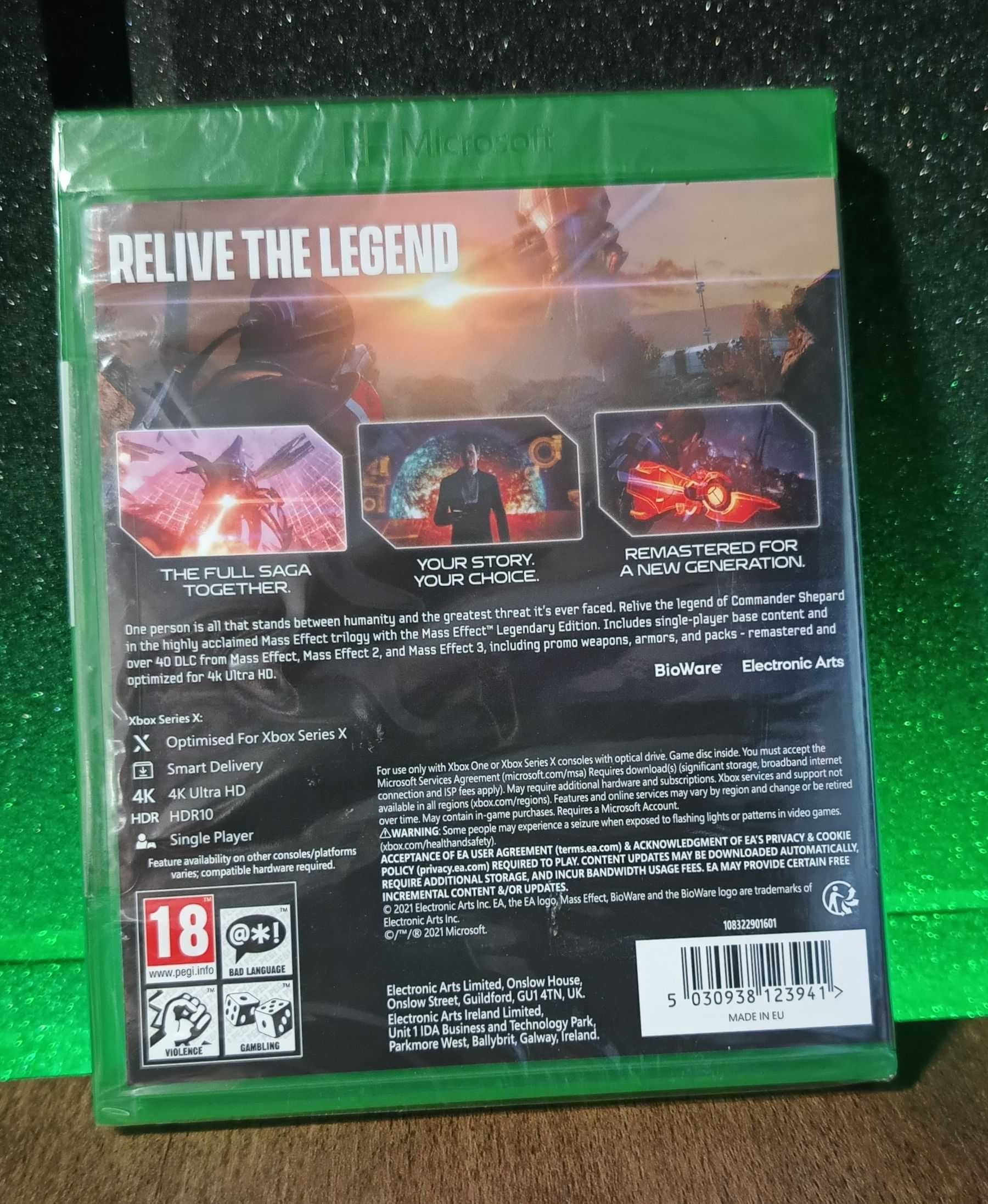 Mass Effect - Legendary Edition Xbox One / Series X trzy części serii