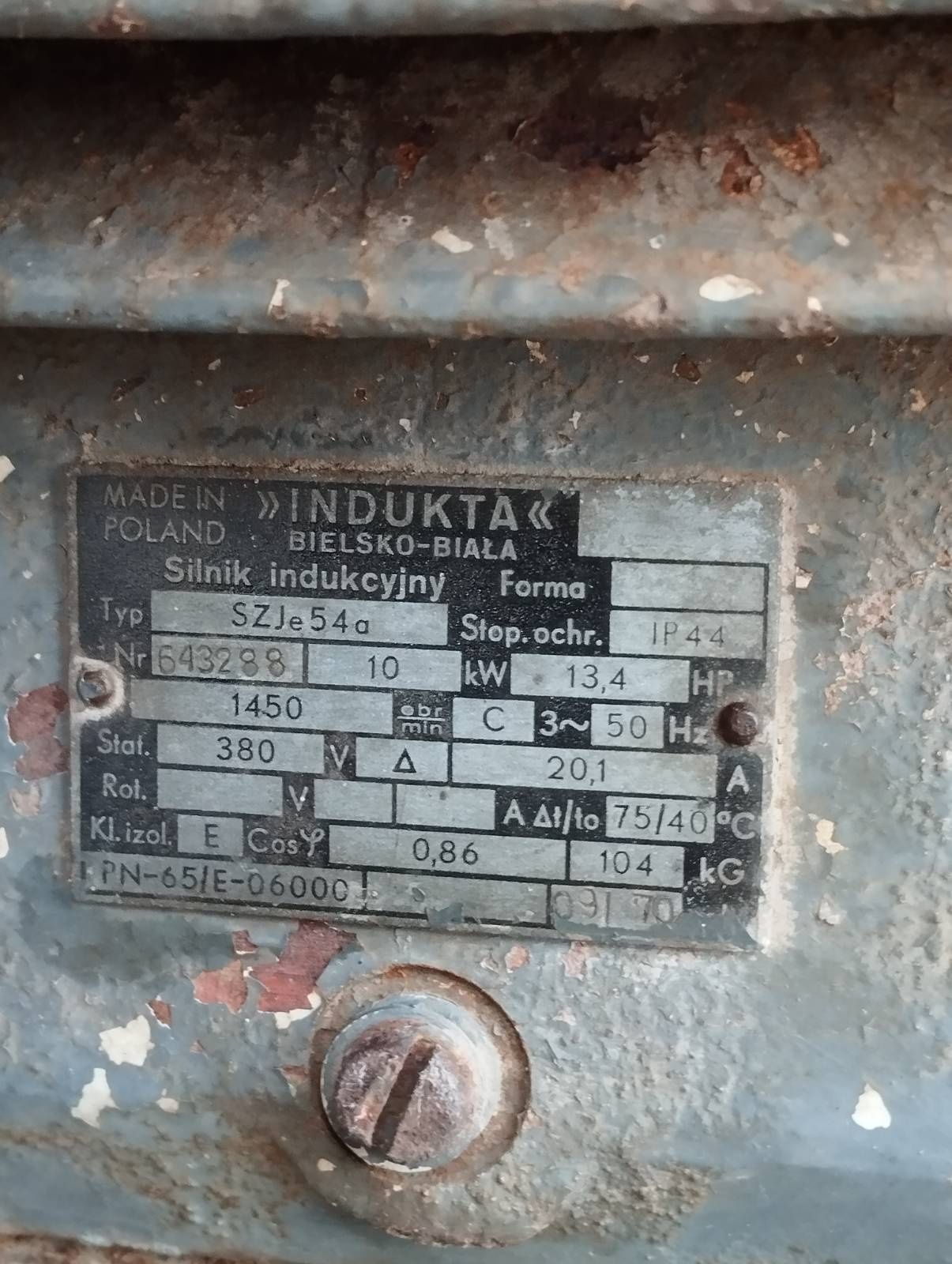Silnik elektryczny na wózku