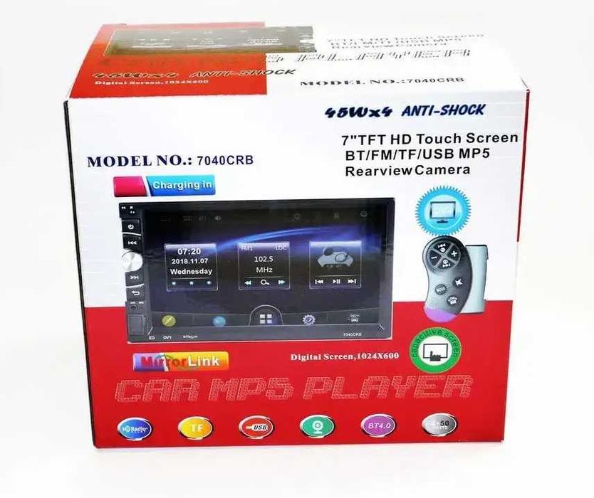 Автомагнітола Pioneer 7010/7022/7042/7043 2Din 7" + Пульт на руль