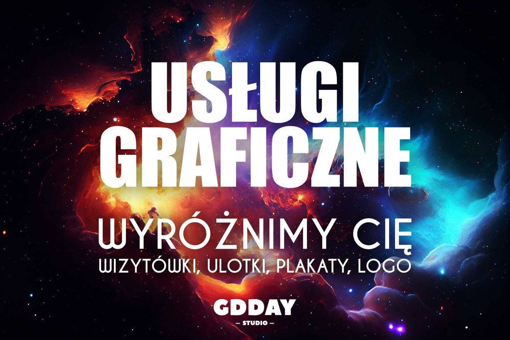 Grafik Komputerowy - Projekt (Wizytówki, Ulotki, Plakaty, Logo) + DRUK