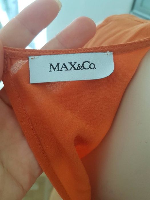 Брендовая блуза MaxMara MaX&Co натуральный шёлк Италия оригинал