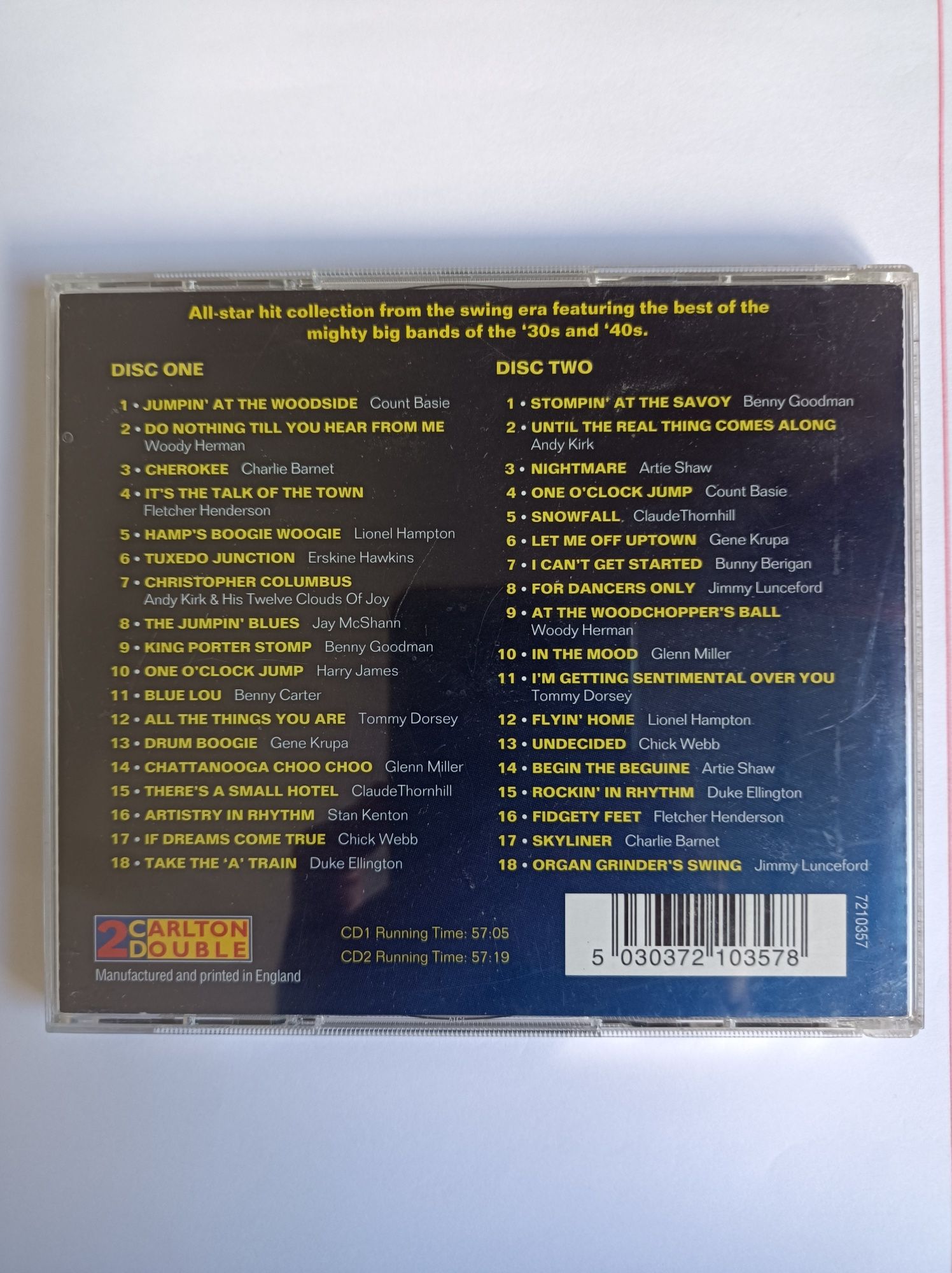 Cd Big Band Swing, the best of, cd duplo