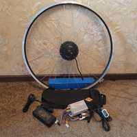 Набор для електровелосипеда мотор колесо 350 W 36V +аккумулятор сумка
