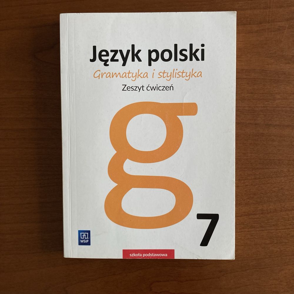 Zeszyt cwiczeń, jezyk polski, klasa 7, WSiP