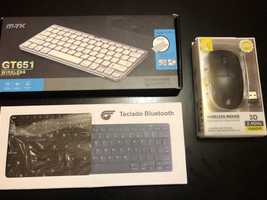 Teclados Bluetooth e Rato Wireless