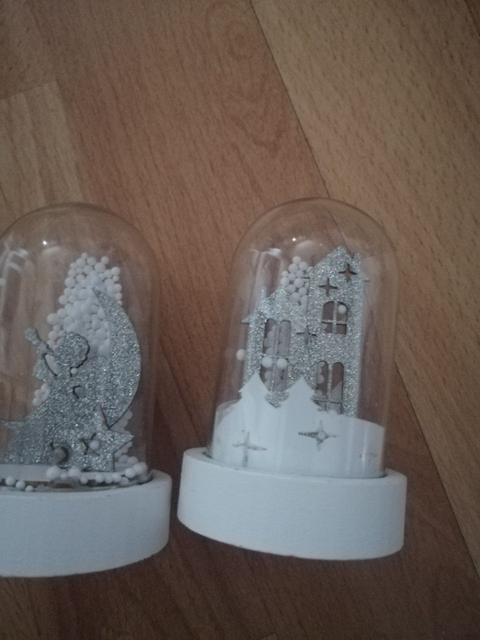 Dekoracja szklana Led, świąteczna