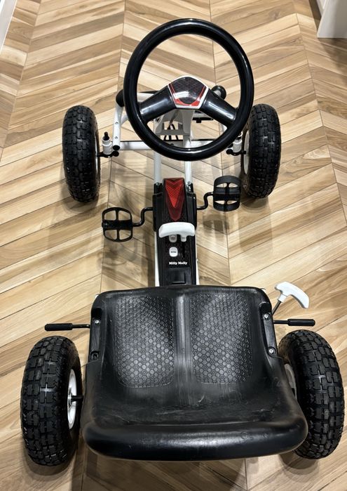 Gokart na pedały Milly Mally thor white