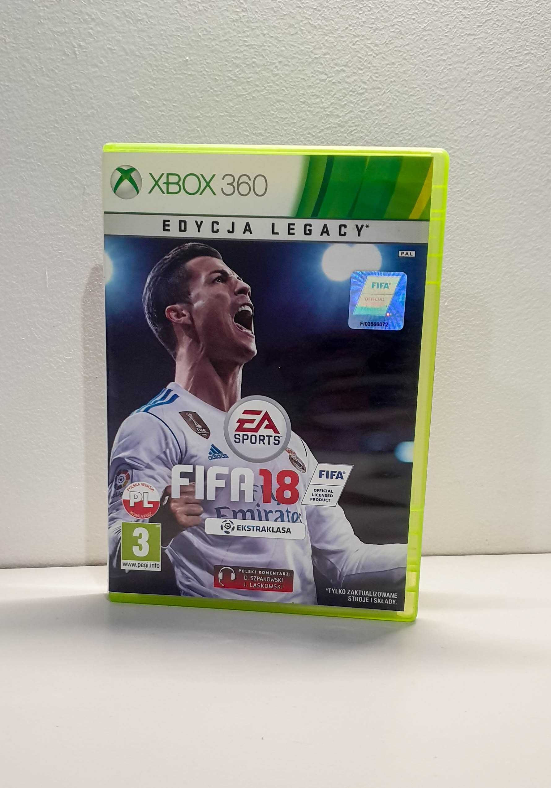 Gra Fifa 18 Xbox 360 2xPL