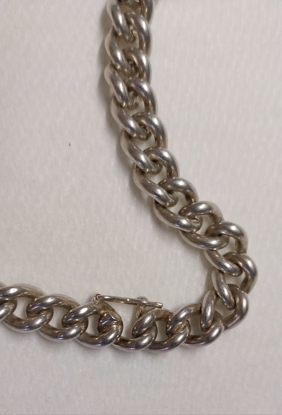 Łańcuch srebrny próba 925,gruby waga 114,9 gr
