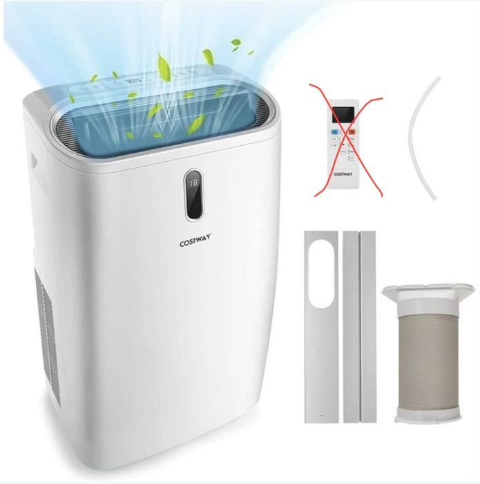 Przenośny klimatyzator 4w1 z 12000 BTU 44,5 x 39 x 77 cm