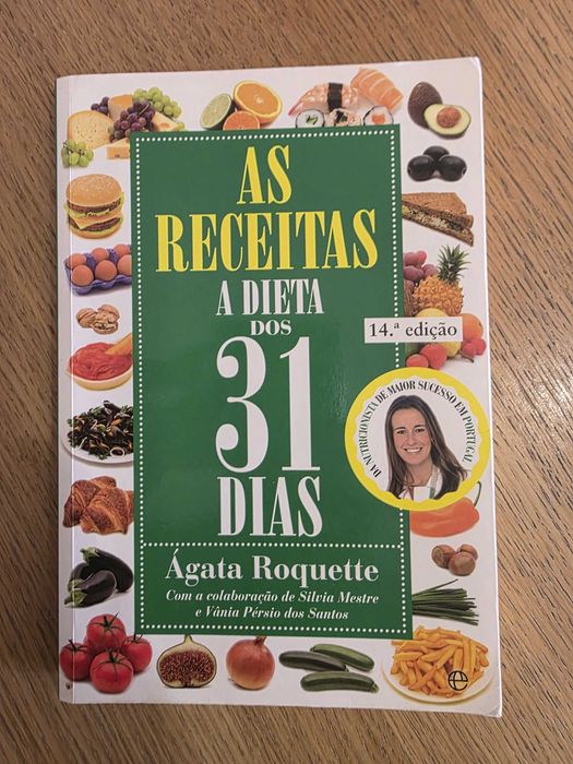 Conjunto de 4 livros da Dieta dos 31 Dias da Ágata Roquette