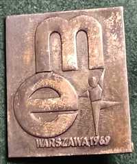 Mistrzostwa Europy w gimnastyce 1969 warszawa odznaka