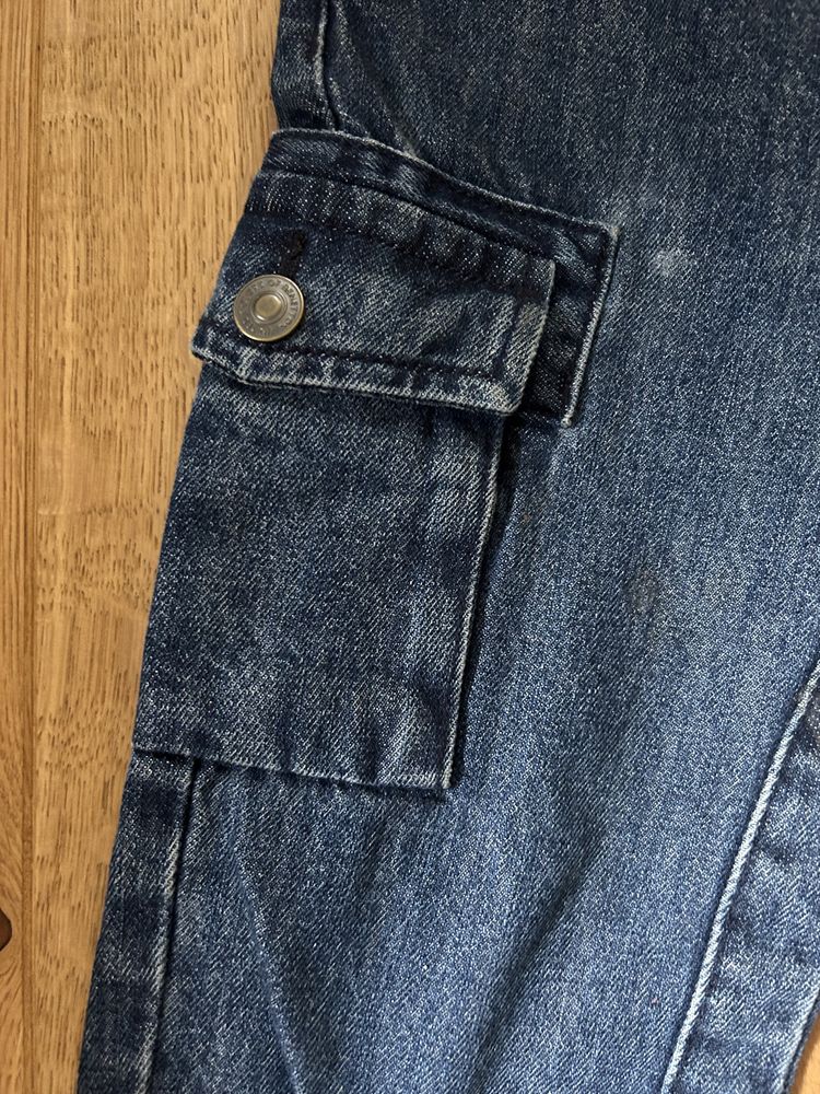 Spodnie jeans benetton bojówki 130