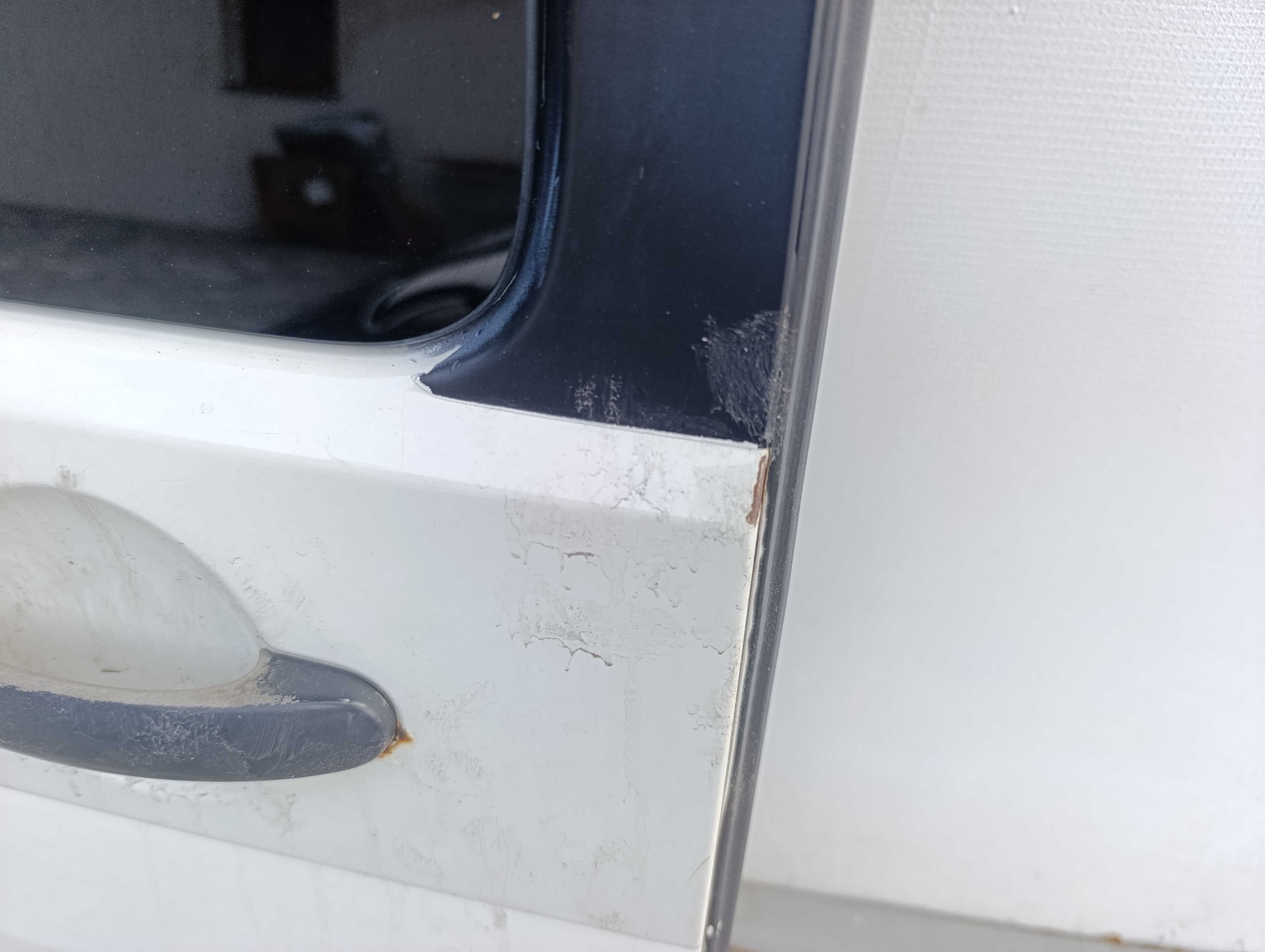 Drzwi przesuwne prawe VW T5 T5 lift białe z szybą