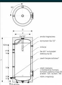 Zasobnik bufor c w u 300l bojler zbiornik gelmet SG(S)