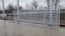 Brama przesuwna (pion profil 80x20) 4mx1,5m PRODUCENT