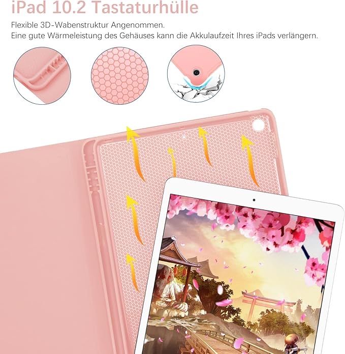 Etui na klawiaturę do iPada 9. generacji 10,2" 2021 qwertz
