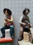 Peças de cerâmica portuguesa em biscoito anos 70