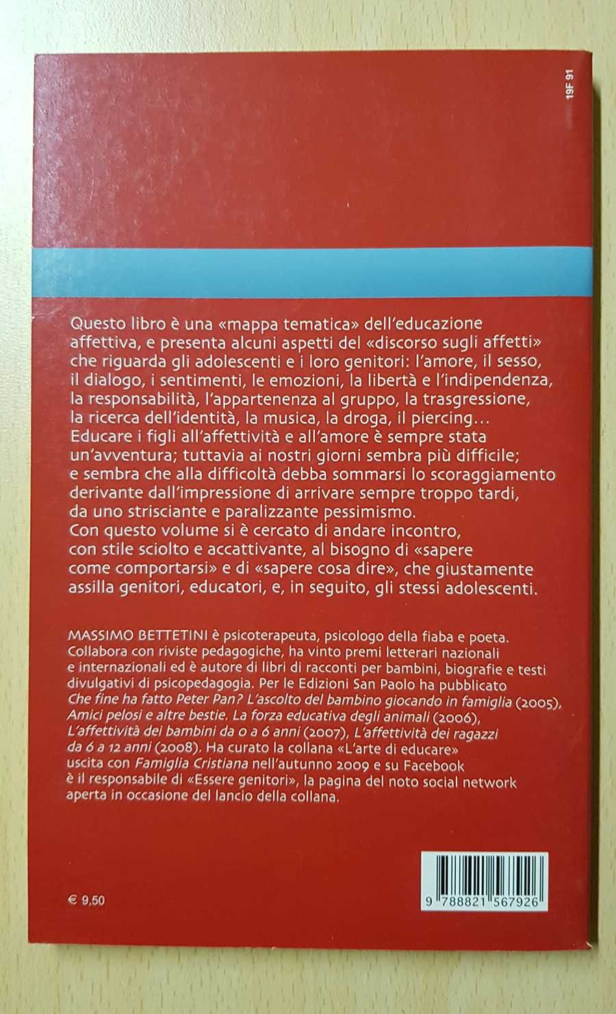 L'affettività degli adolescenti - książka dla młodzieży w jęz. włoskim