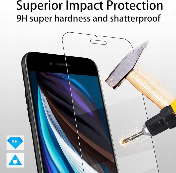 4youquality folia ochronna na ekran do iphone'a se 2020 2 szt