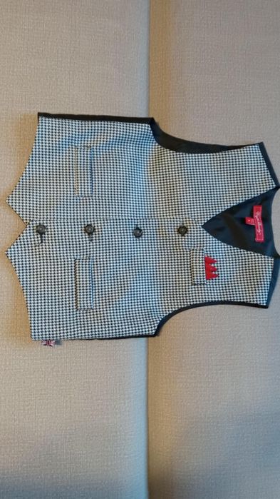 Eleganckie spodnie i kamizelka 110/116