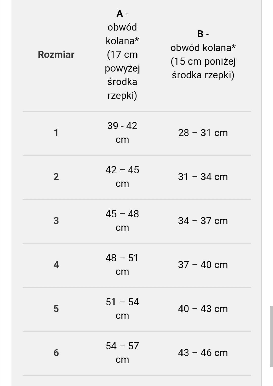 Stabilizator kolana aktywna orteza prawa duży rozmiar