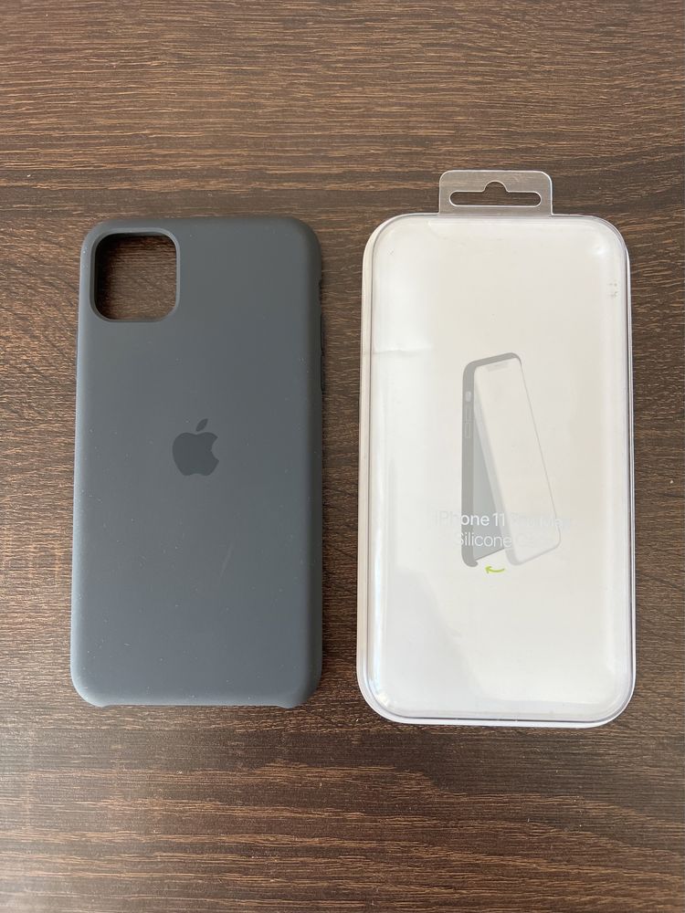 Etui silikonowe Apple iPhone 11 Pro Max (czarny) - oryginalne